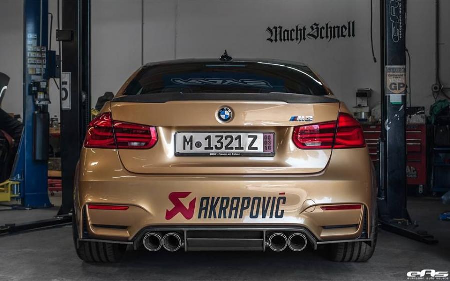  BMW M3 Sedan in Gold by EAS 2016 года  (фото 3 из 19)